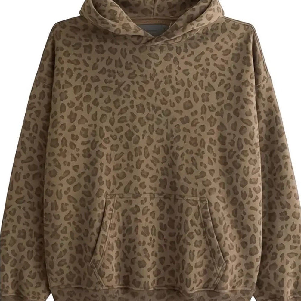 Leopard Print Hoodie